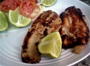 Una foto de Filete de Bassa al Jengibre