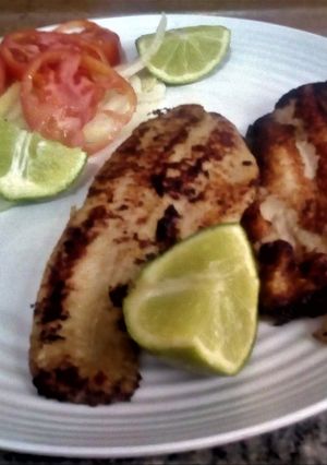 Una foto de Filete de Bassa al Jengibre