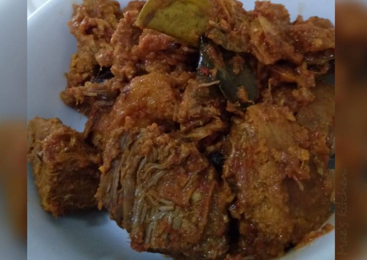 Langkah Mudah untuk Membuat Rendang Daging Sapi (Non Santan) yang Lezat