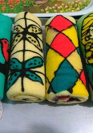 Foto resep Bolu gulung karakter ekonomis