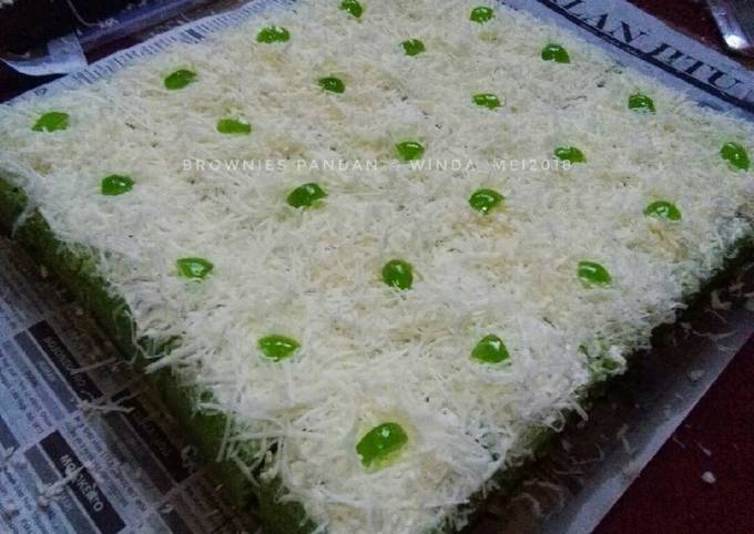 Bagaimana Membuat Brownies Pandan ala Amanda Anti Gagal