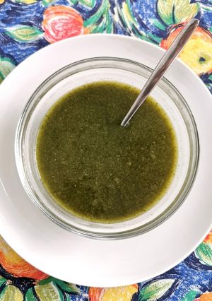 Una foto de Sopa de vegetales tristes