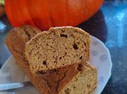 Una foto de bizcocho de calabaza para dietas