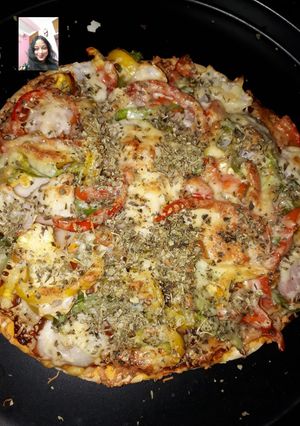 A picture of Veg pizza.