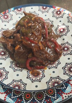 Foto resep Tumis sapi lada hitam