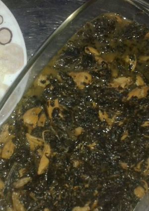 صورة لوصفة ملوخية ورز