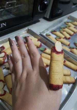 Foto resep Finger Cookies / Kue Jari Halloween
