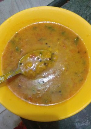 A picture of Tadka,Arhar daal.