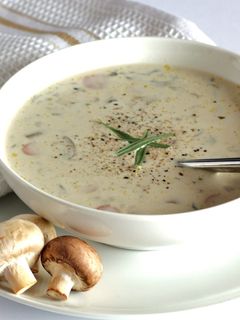 Фото Грибной суп пюре из шампиньонов.