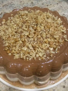 Una foto de Tarta tres chocolates