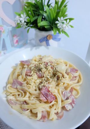 Foto resep Fettuccine Carbonara