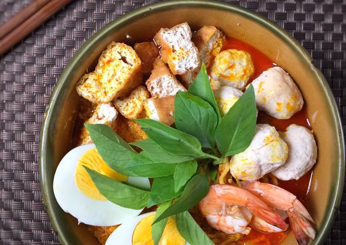 Resep Laksa Singapore low carbs, Enak Banget