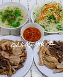 Cháo gỏi vịt