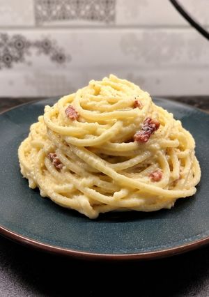 Krémes tejszínes carbonara recept fotója