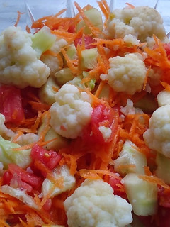 Una foto de Ensalada de coliflor