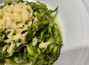 Una foto de Spaghetti de Zucchinis