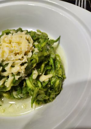 Una foto de Spaghetti de Zucchinis