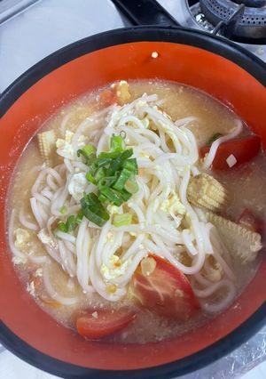 番茄雞蛋麵 的食譜成品照片