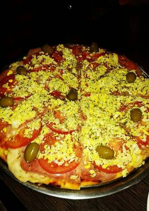 Una foto de Súper pizza con Pre-Mezcla