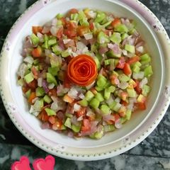 Kachumer salad A picture of Kachumer salad.