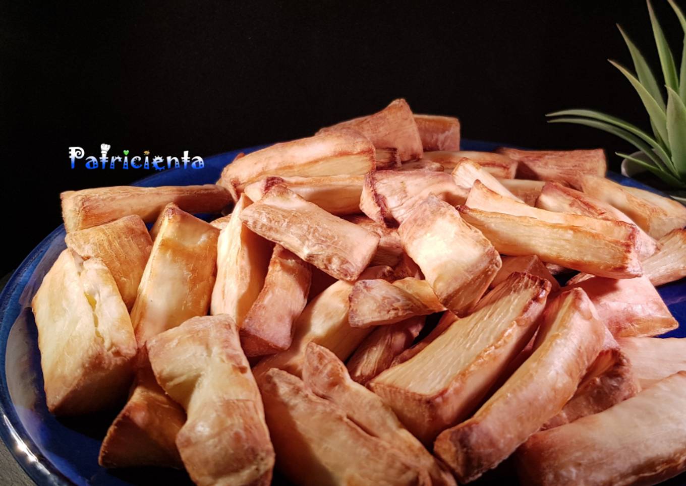 Yuca en freidora de aire ¡Sin cocción previa!