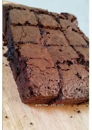 Foto resep Brownies kopi ala teh indi