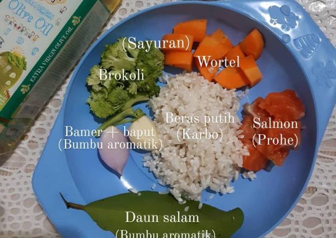 Menu pertama MPASI (hampir) 4 bintang 6m