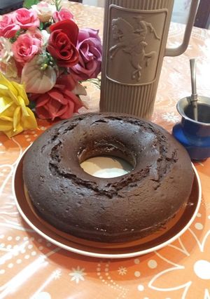Una foto de Budín de chocolate