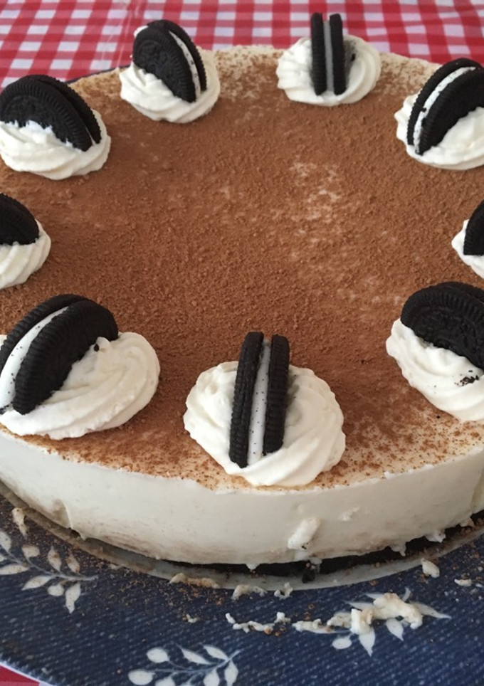 Una foto de Cheesecake de oreo (sin horno)