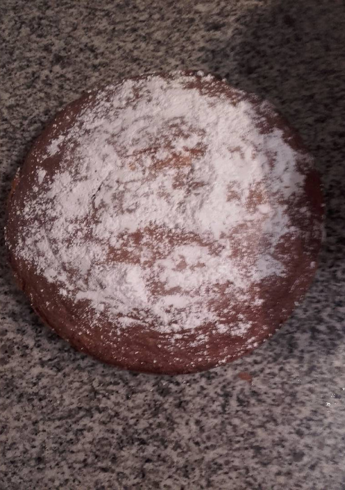 Una foto de Bizcocho de yogurt con relleno de pepitas de chocolate