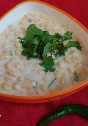 A picture of Boondi Raita.