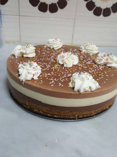 Una foto de Tartas tres chocolates