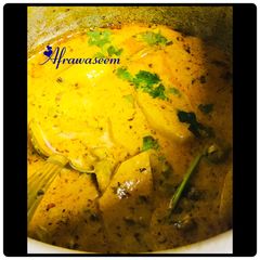 A picture of Dum aloo using all-purpose gravy.