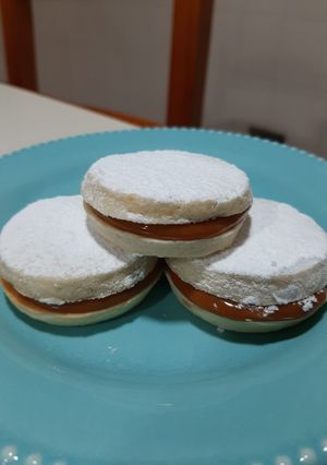 Una foto de Alfajores de masa sablée