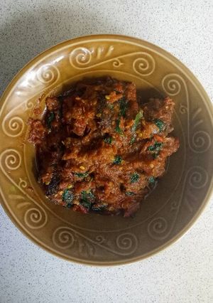 Foto resep Sambel kemangi kembung goreng