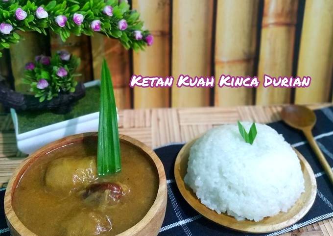 Ketan Kuah Kinca Durian👩‍🍳