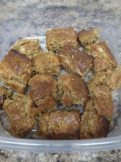 A picture of Peanut Butter Blondies.