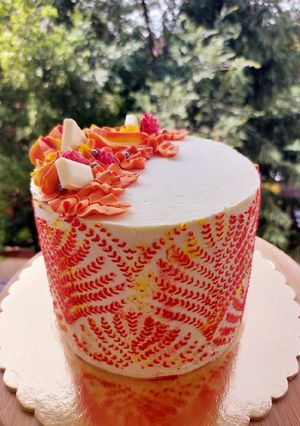 Kókuszos-mangós torta recept fotója