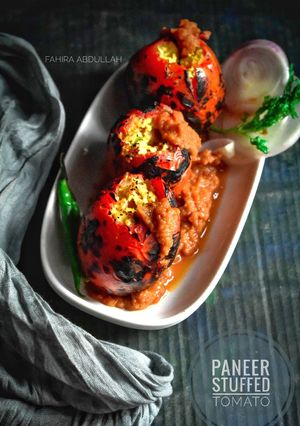 பன்னீர் ஸ்டுபி டாமோடோ Paneer stuffed tomato Recipe in Tamil செய்முறை முக்கிய புகைப்படம்