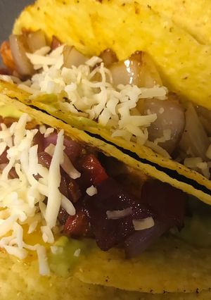 Φωτογραφία της συνταγής 🇲🇽Tacos el polo με καραμελωμένα κρεμμύδια