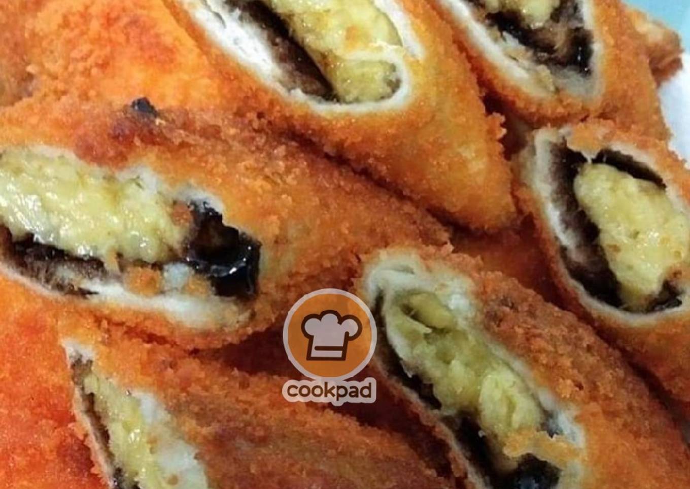 Pisang dan roti coklat