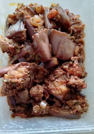 Foto resep Terong msk dengan daging cincang