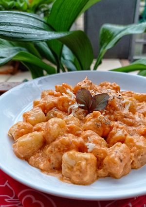 Foto resep Gnocchi Creamy Tomato Sauce