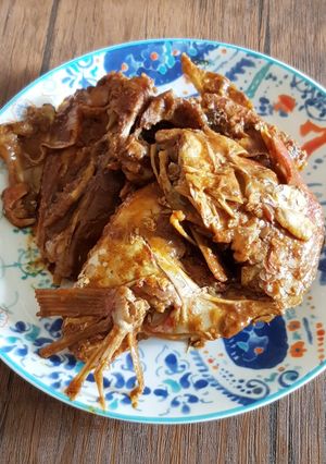 Foto resep Gulai kepala kakap dengan bumbu instan
