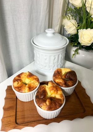 A picture of Mini Emmental Cheese Soufflés.