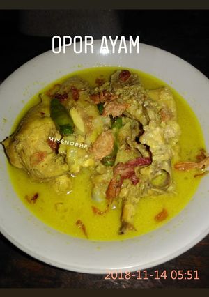 Foto resep Opor ayam kampung #tantanganakhirtahun #masakdiakhirtahun