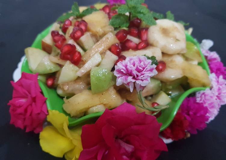 Recipe of Perfect Mix fruit chaat