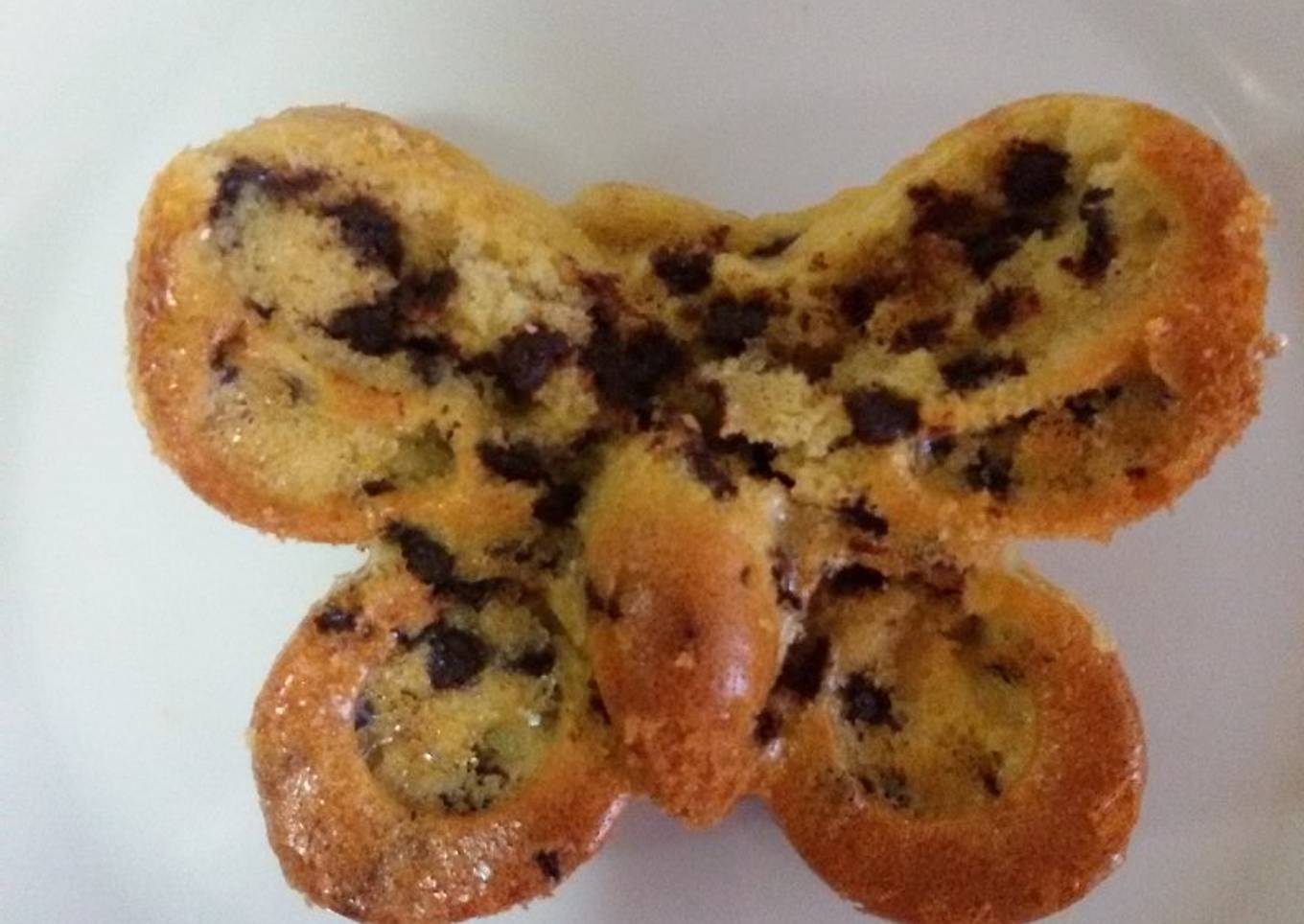 Bizcocho de natillas y pepitas de chocolate con thermomix