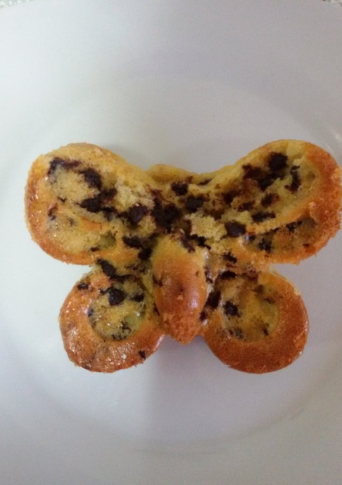 Una foto de Bizcocho de natillas y pepitas de chocolate con thermomix