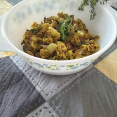 A picture of Tori ki bhujia.